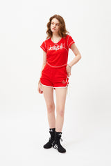 ドゥードゥルチェリースポーツノースリーブ / DOODLE CHERRY SPORTS SLEEVELESS [RED]