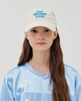 CAT HUMAN LOVE BALL CAP_BEIGE