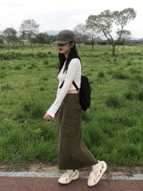 Grow string cargo skirt