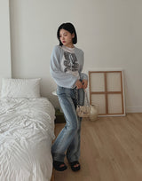 ラインブラッシュデニムパンツ / no.344 Line Brush Denim Pants