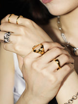 no.47リング / no.47 ring gold (#11 size)