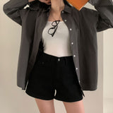 [7color] Paris Pintuck Loose Fit Shirt
