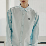 リセントオックスフォードシャツ/RECENT OXFORD SHIRT_SKY BLUE