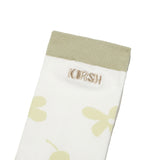 チェリープラネットパターンソックス / CHERRY PLANT PATTERN SOCKS [IVORY]