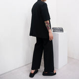 SI ミニマル半袖ジャケット / SI Minimal Short-Sleeved Jacket (2 colors)