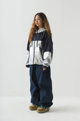 ロゴコットンスーパーワイドパンツ / BSR2223FWPT006 LOGO COTTON SUPER WIDE PANTS NAVY