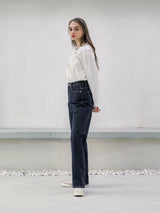 ワイドデニムパンツ / W57 WIDE DENIM PANTS_DEEP BLUE