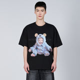 ベイビーフェイスモンスターベイビー半袖Tシャツ ブラック