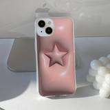 3Dスターフラワークッションスター携帯ケース