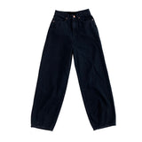 Black denim pants