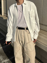 Pleddy Louis Natural Stripe Shirt (2color)