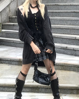 Preppy Pleated Tennis Check Skirt