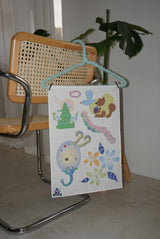 Magic forest linen poster
