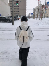 Furry mini back pack