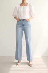 エミリージーンズ / EMILY JEANS / STRAIGHT DENIM PANTS
