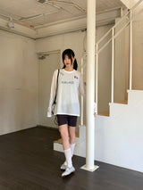 Dimu Air Mesh Blockcore Print Long Sleeve T-Shirt