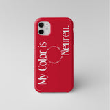 マイカラーケース / My Color Case (Red Slim Hard)