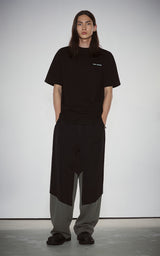  PIPPING MIX PANTS_BLACK