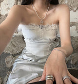 パールスターネックレス / pearl star necklace