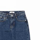 ワイドフィットスリットデニムパンツ / WIDE FIT SLIT DENIM PANTS [16627]