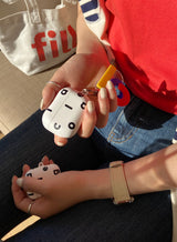ロゴアルファベットエアポッズケース/Logo Alphabet Airpods Case (White)