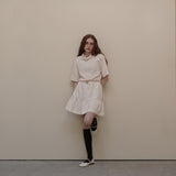 Cream Drape T-Shrits