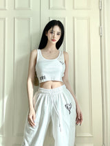 ハートスウェットパンツ/[High quality] 846. Heart sweat pt (2color)