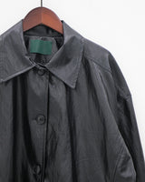 レザ―ハーフジャケット/Leather half jacket (2color)