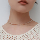 シルバーカテナネックレス / silver katena necklace (vermeil)