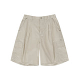 サイドポケットポイントバミューダパンツ / side pocket point bermuda shorts - IVORY
