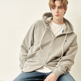 ユニバースワッペン2wayフーディー/Universe Wappen 2 way Hood Zip-Up H6 Melange Gray (6604011864182)