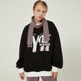 YK boucle artwork sweatshirt