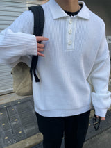 キャンディーデイリールーズフィットカラニット/CANDY DAILY LOOSE FIT KARA KNIT