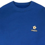 [UNISEX] Flower board embroidery smile sweatshirt