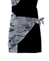 インアウト3Ⅾプリントドレス/In&Out 3D Printed Dress _ Black