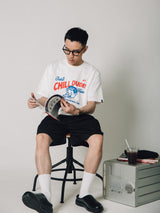 レッツチルドゥードレトロサンドイッチキッズヘッドTシャツ