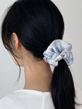 oar Jenne Satin Scrunchie [Blue]