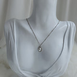 Elegant Layered Pearl Choker Necklace - Silver color
