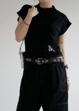 アルファベットショートスリーブポーラーTシャツ/Alphabet Short Sleeve Polar T-shirt (4color)