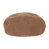 embroidery newsboy cap LIGHTBROWN