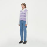 WAVE FLOWER JAQUARD KNIT VEST_PURPLE (6610818990198)