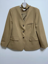 [Tie set] Oversized Collarless Jacket Belt Jacket Loose Fit V-Neck Seasonal Switch Spring Outerwear