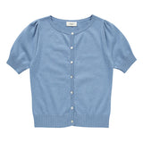 ボートネック シャーリング カーディガン / Boatneck shirring cardigan