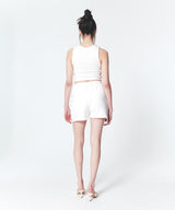 フックNアイタンクトップ/Hook N Eye Tank Top White