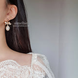 Mary Earring (Gold Color) - Pearl Version (Redvelvet Joy Earring)