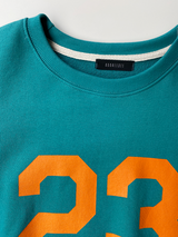 23 Print Sweatshirt (deep mint)