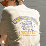 クロッフルKKAHO Tシャツ/Croffle KKAHO T51 Cream (6566889357430)
