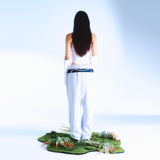 ホルターネックノースリーブ / 222 Halter neck sleeveless - White