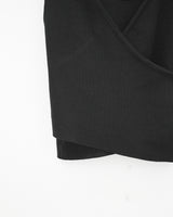 ラップクロップニットキャミ / Wrap Crop Knitted Camis (2color)
