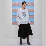 Cheerful logo sweat shirt (light gray)(Copy) (6684424110198)